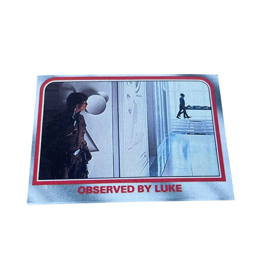 Vintage 1980 Star Wars Trading Card - ''Observed by Luke'' The Empire Strikes - A+ Stuff - Collectible Trading Cards - A+ Stuff
