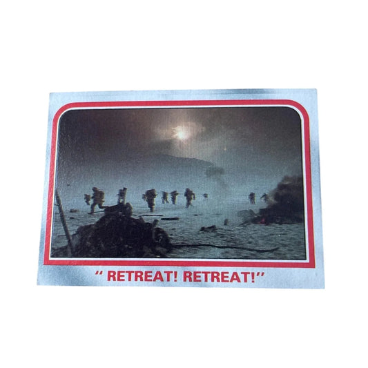 Vintage 1980 Star Wars Trading Card - ''Retreat! Retreat!'' The Empire Strikes Back - star wars - Collectible Trading Cards - A+ Stuff