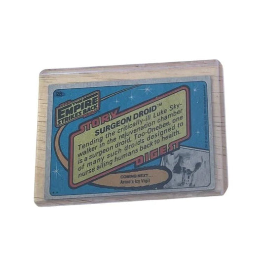 Vintage 1980 Star Wars Trading Card - ''Surgeon Droid'' The Empire Strikes Back - A+ Stuff - Collectible Trading Cards - A+ Stuff