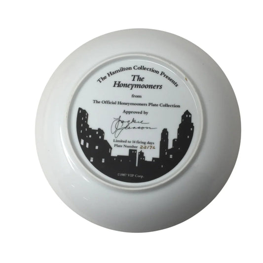 Vintage 1987 The Honeymooners from The Official Honeymooners Plate Collection - A+ Stuff - Plates - A+ Stuff