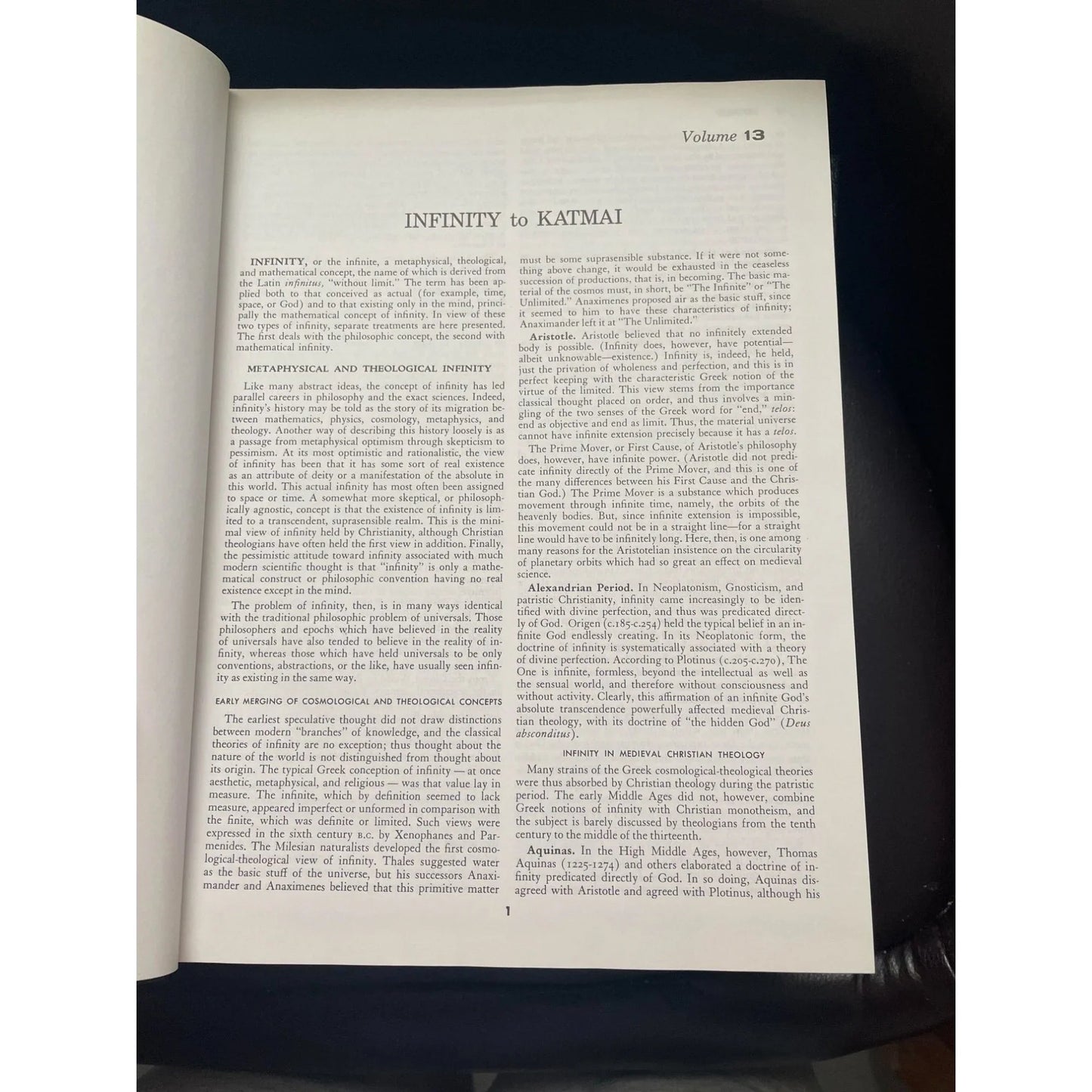 Vintage 1991 Collier's Encyclopedia 13 Infinity to Katmai Hardcover Book - colliers - Books - A+ Stuff