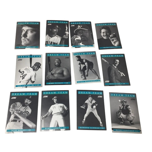 Vintage 1991 SCORE ''Dream Team'' Card Bundle (12 cards) - A+ Stuff - Collectible Trading Cards - A+ Stuff