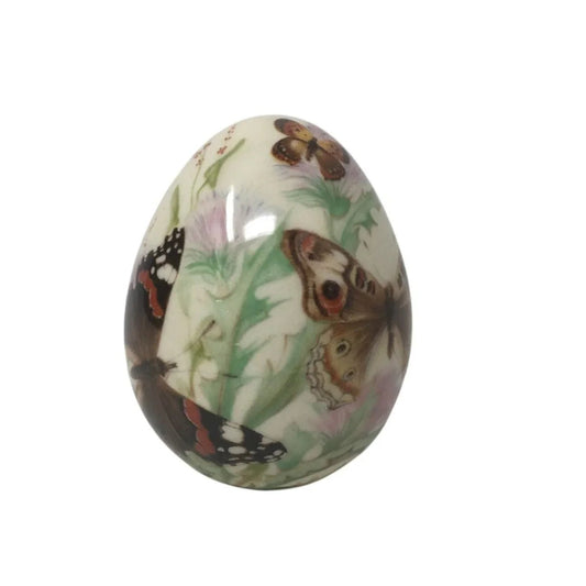 Vintage 1992 Easter Egg with Butterflies and flowers - A+ Stuff - Seasonal & Holiday Decorations - A+ Stuff
