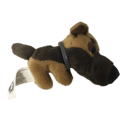 Vintage 2004 McDonalds Collectible Toy ''THE DOG'' Brown Miniature Plush Dog for Kids - mcdonalds - Plush Toys / Stuffed Animals - A+ Stuff