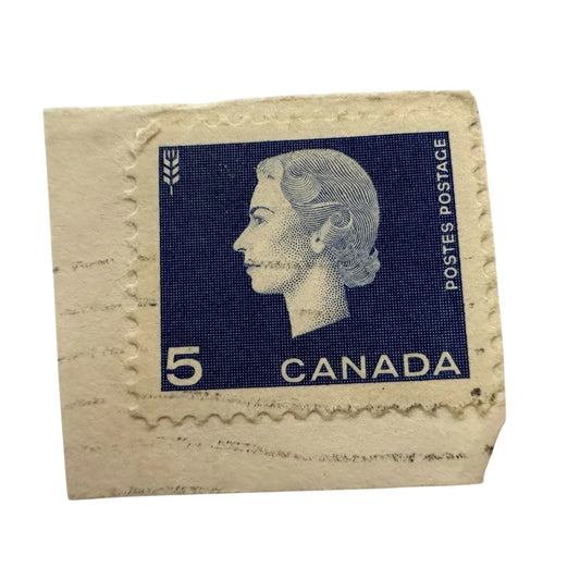 Vintage 5 Cent Canada Postes Postage Stamp - A+ Stuff - Stamp - A+ Stuff