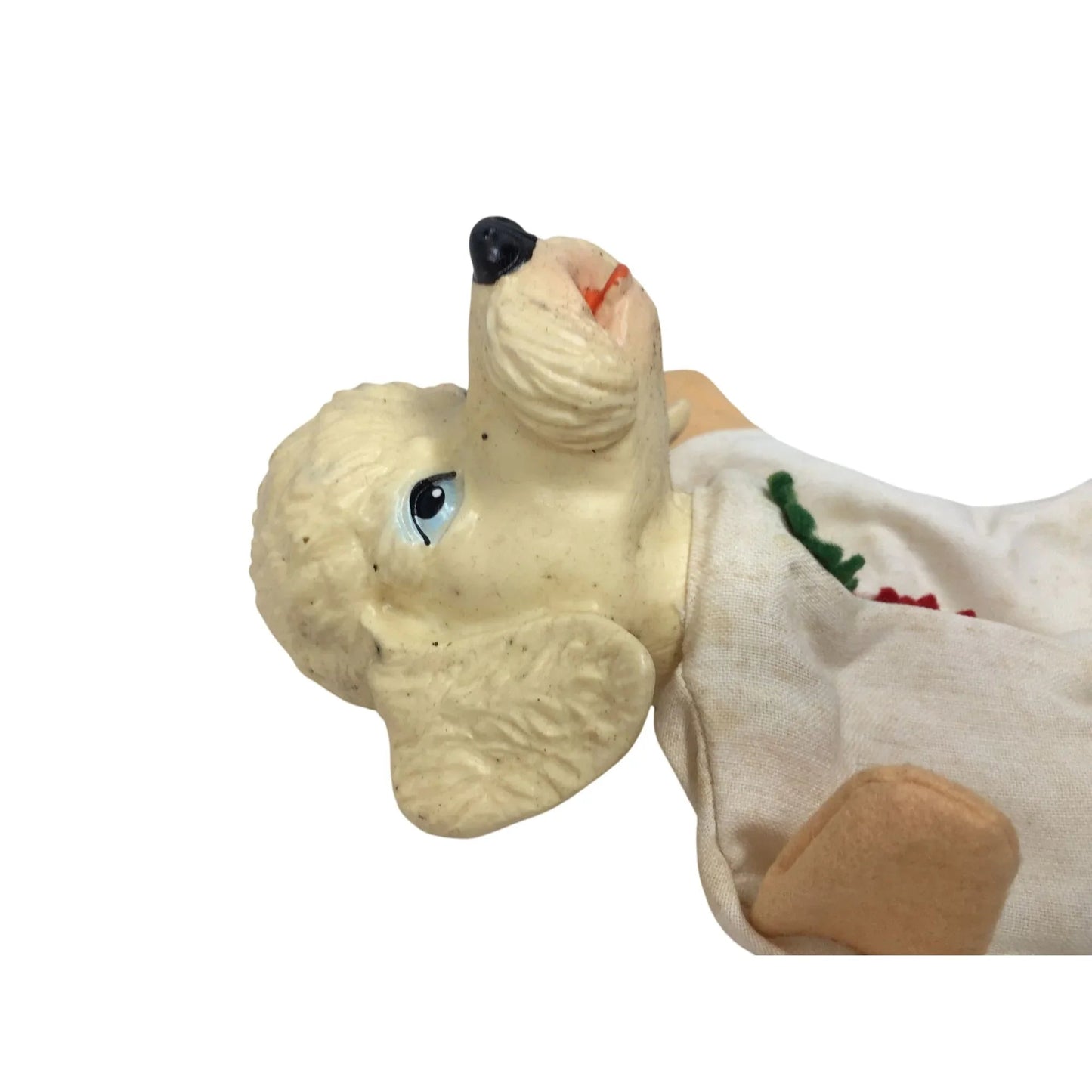 Vintage ''A Gregor Original'' White Poodle Hand Puppet - A+ Stuff - Puppets & Marionettes - A+ Stuff