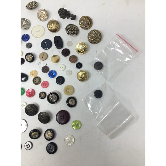 Vintage Assortment of Colorful Buttons and Pins - A+ Stuff - Arts and Crafts - A+ Stuff