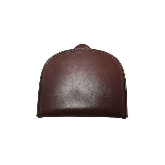 Vintage Brown Small Handy Leather Horseshoe Coin Tray/Purse Wallet - A+ Stuff - Coin Purse - A+ Stuff