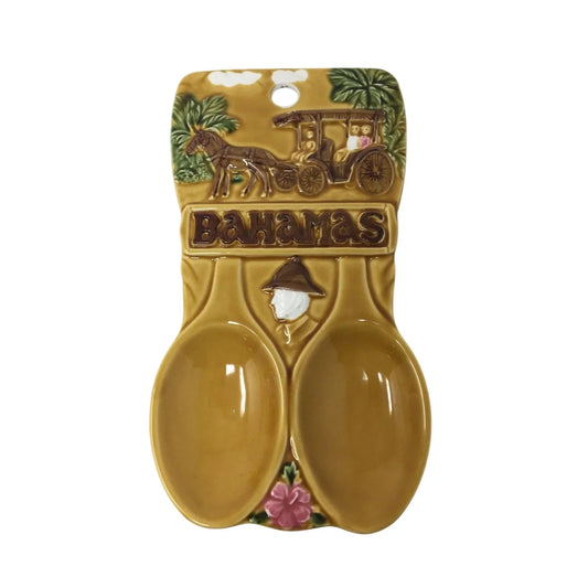 Vintage Ceramic ''Bahamas'' Horse Wagon Spoon Rest - A+ Stuff - Drinking, Dining & More - A+ Stuff