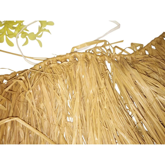 Vintage CHILD’S 3 PC HULA Outfit Hawaii Blue Yellow Lei Size S - M - Hawaiian - A+ Stuff