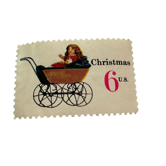 VINTAGE CHRISTMAS 6 CENT POSTAGE STAMP - A+ Stuff - Stamp - A+ Stuff