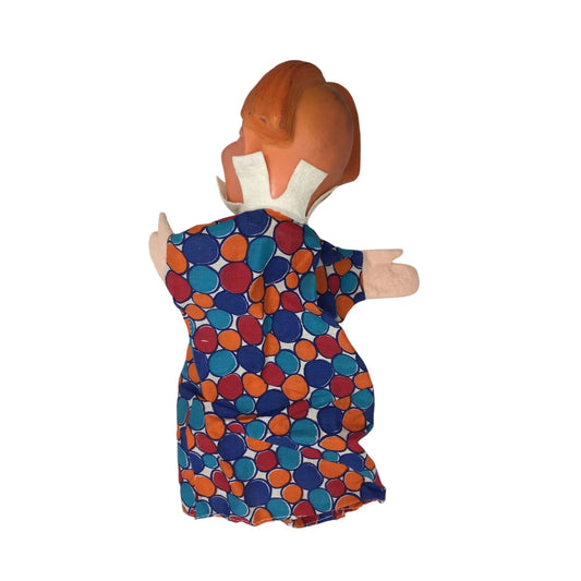 Vintage Clown Hand Puppet with Rubber Head - A+ Stuff - Puppets & Marionettes - A+ Stuff