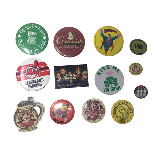 Vintage Collectible Assortment of Pins (13 total) - A+ Stuff - pin - A+ Stuff