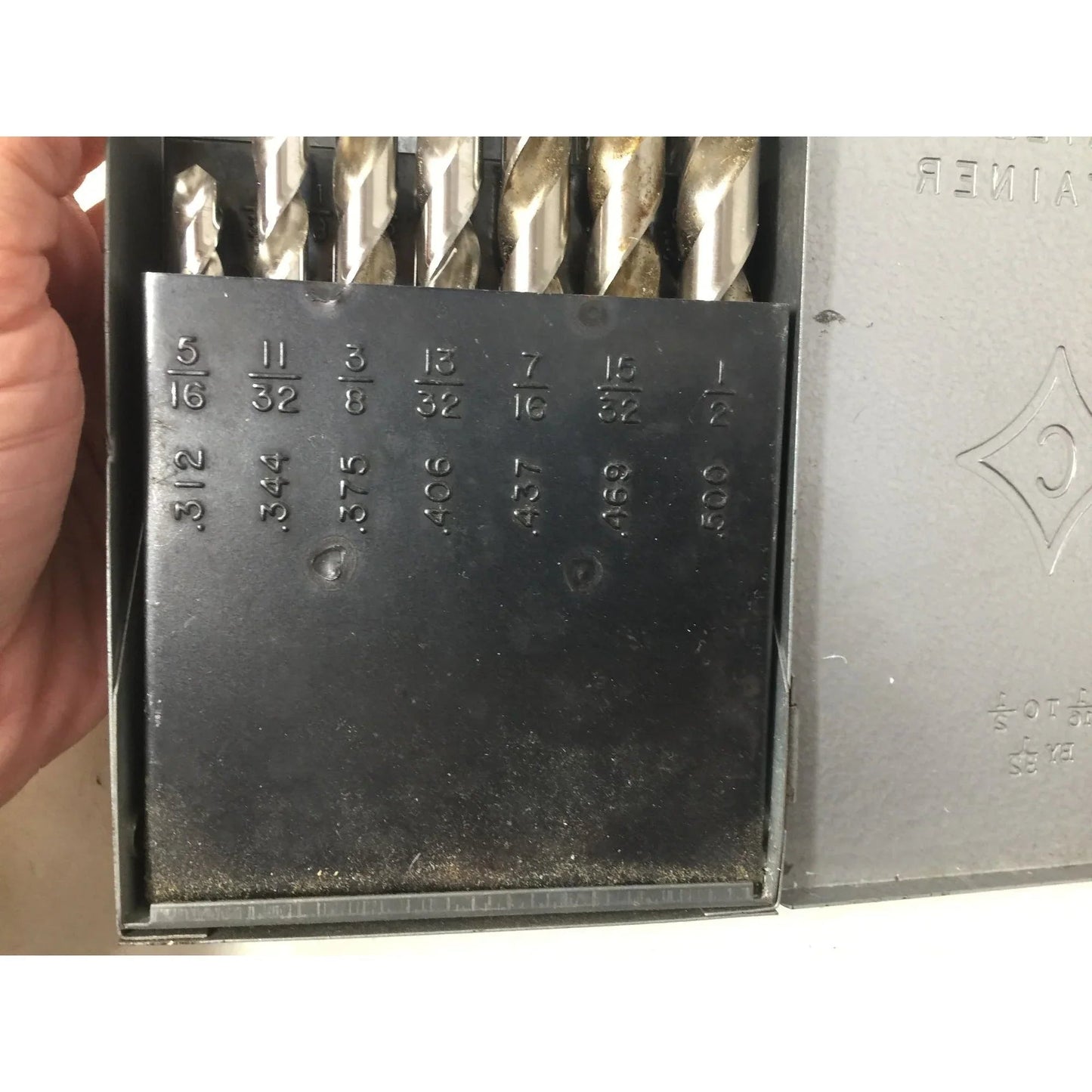 Vintage Drill Index A - Z & Drill Container with Bits - A+ Stuff - Tools - A+ Stuff