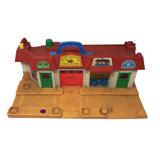 Vintage Fisher Price Little People Play Family Village Main Street Town City - A+ Stuff
