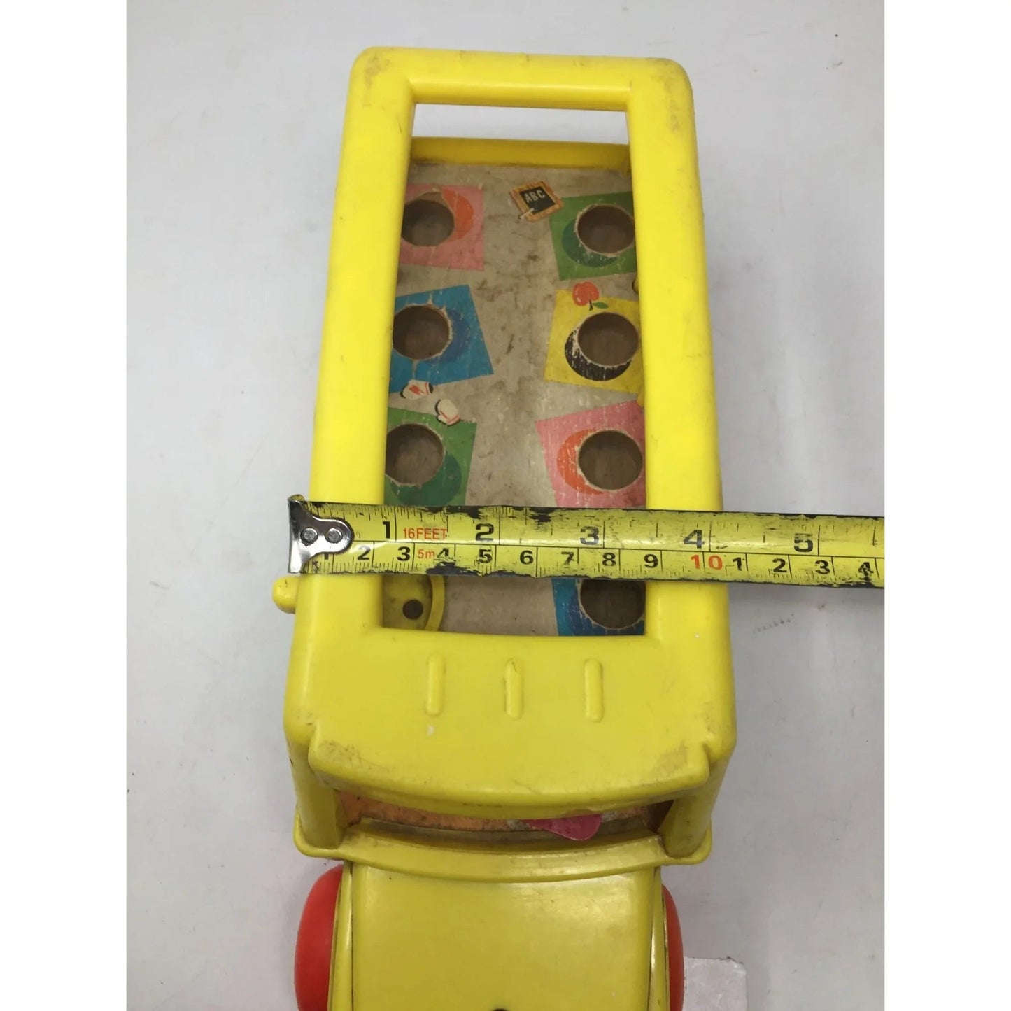 Vintage Fisher Price Little People Yellow School Bus with Bus Driver - A+ Stuff