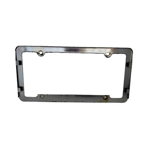 Vintage Fremont Steinle Silver License Plate Frame - A+ Stuff - Auto Part - A+ Stuff