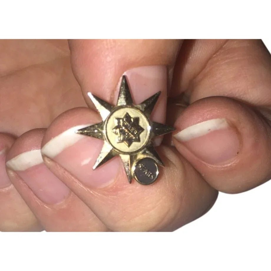 Vintage Gold Tone Sales Pointer Sears Employee Pin - sears - pin - A+ Stuff