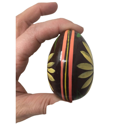 Vintage Hand Painted Glossy Colorful Decorative Wooden Easter Egg - A+ Stuff - Seasonal & Holiday Decorations - A+ Stuff