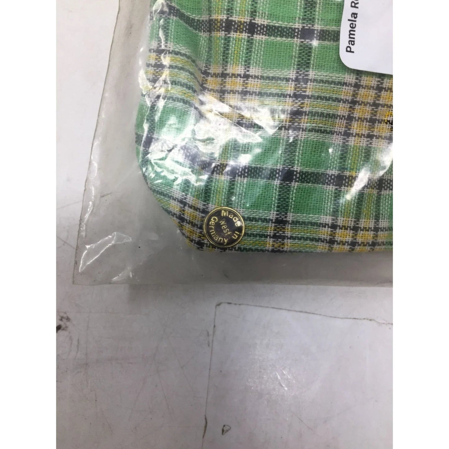 Vintage Hand Puppet - Man Wearing Green Plaid Outfit with Red Bow/tie - A+ Stuff - Puppets & Marionettes - A+ Stuff