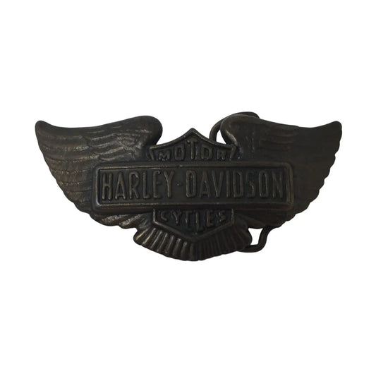 Vintage Harley Davidson Motor Cycles Harley Davidson Wings Metal Belt Buckle - A+ Stuff