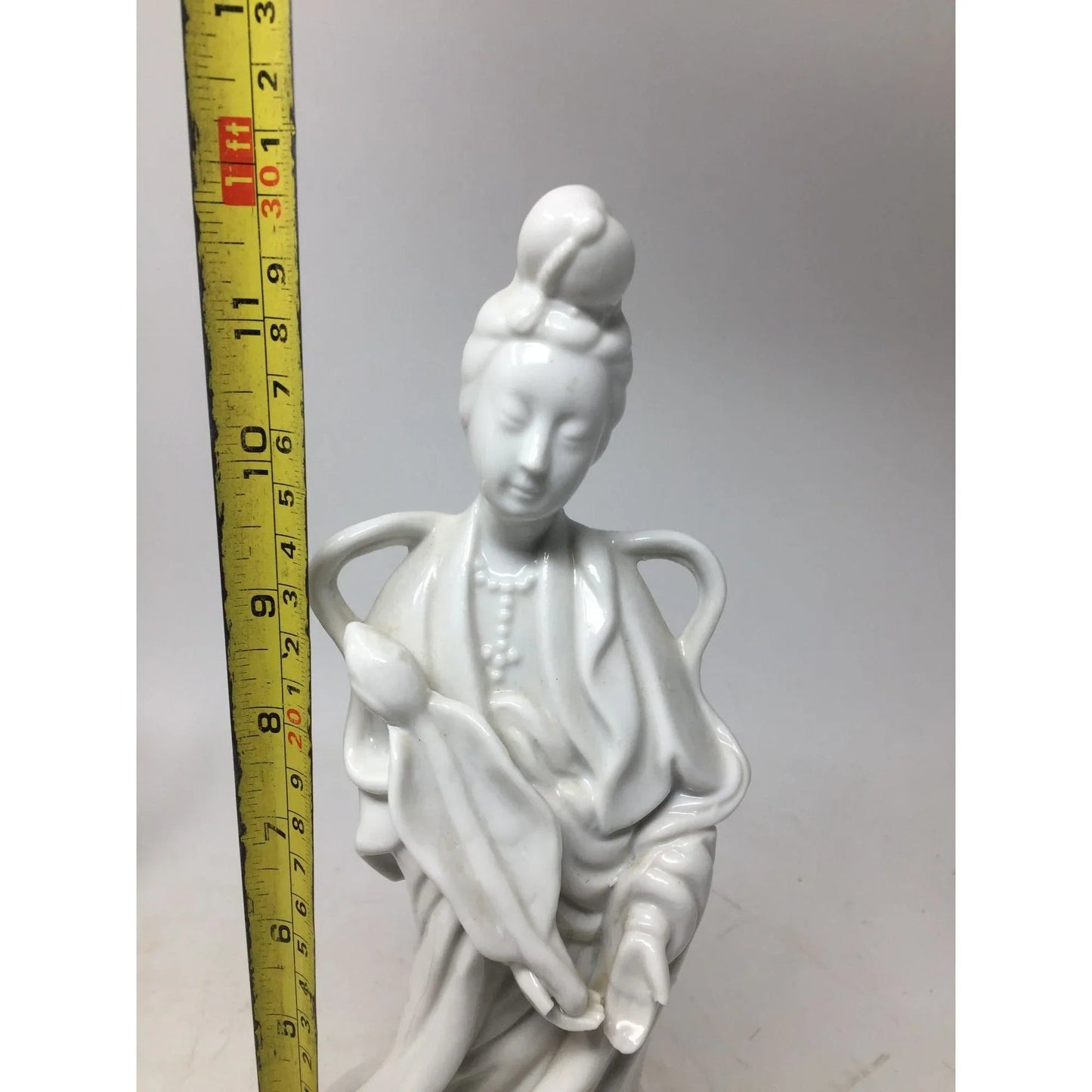 Vintage Homco Porcelain Guanyin/Kwan Yin Goddess Figurine Statue - A+ Stuff - Figurines - A+ Stuff