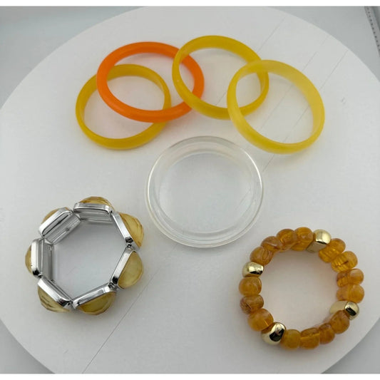 Vintage Jewelry Set of 7 Women's Bracelets/Bangle Bracelets - A+ Stuff - Bracelet - A+ Stuff