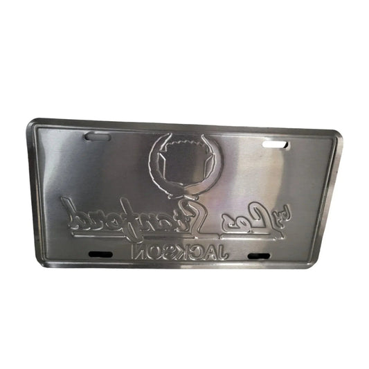 Vintage Les Stanford JACKSON Cadillac License Plate - A+ Stuff - Auto Part - A+ Stuff