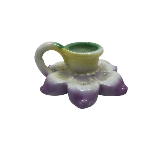 Vintage Miniature Flower Shaped Candle Stick Holder with Handle - A+ Stuff - Candle Holders - A+ Stuff