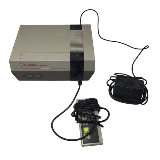 Vintage Nintendo Entertainment System Model NES - 001 with Adapter & Controller - nintendo - Games - A+ Stuff