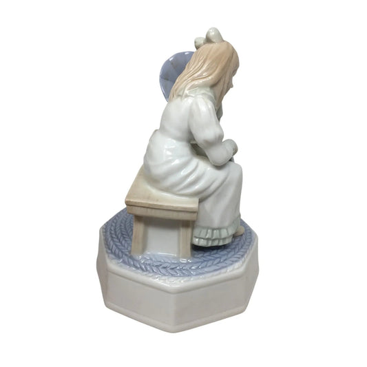 Vintage Otagiri Handmade Porcelain Musical Wind - Up Figurine - A+ Stuff - Figurines - A+ Stuff