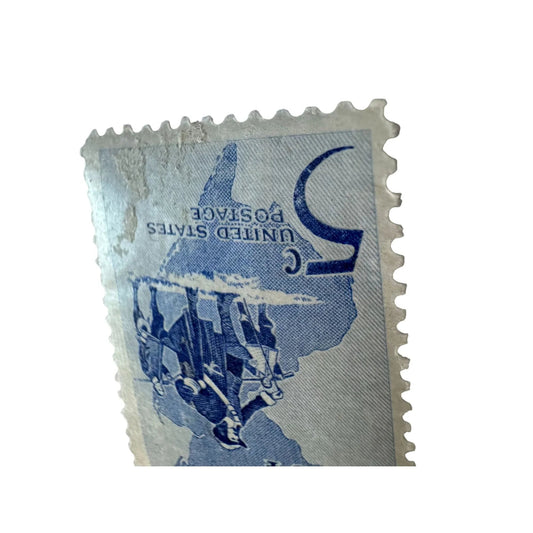 Vintage Postage Stamp - New Jersey Tercentenary 5 Cent United States - A+ Stuff - Stamp - A+ Stuff
