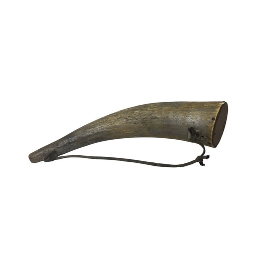 Vintage Powder Horn with Cord/Strap - Unique Find! - A+ Stuff - gunpowder horn - A+ Stuff
