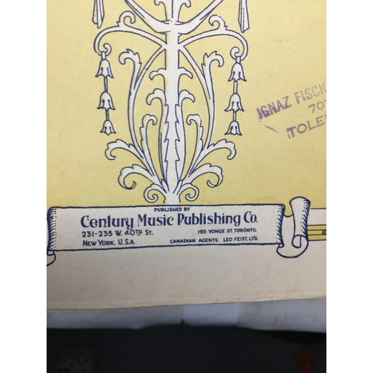 Vintage Sheet Music for the song "THE BEAUTIFUL BLUE DANUBE WALTZES" - unbranded - SHEET MUSIC - A+ Stuff