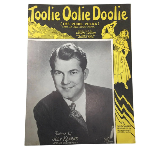 Vintage Sheet Music - ''Toolie Oolie Doolie'' (The Yodel Polka) - A+ Stuff - SHEET MUSIC - A+ Stuff