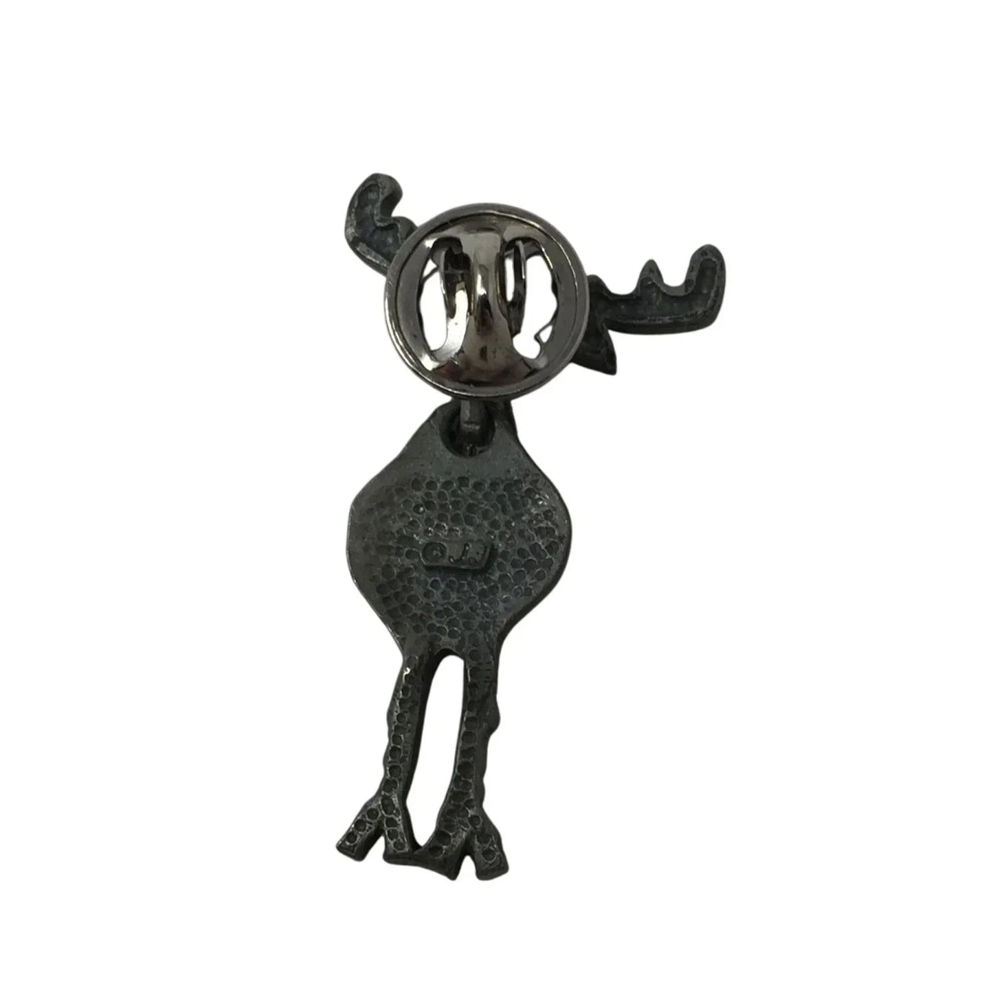 Vintage Silver Tone Moose Pin - Marked JJ on the back - A+ Stuff - pin - A+ Stuff