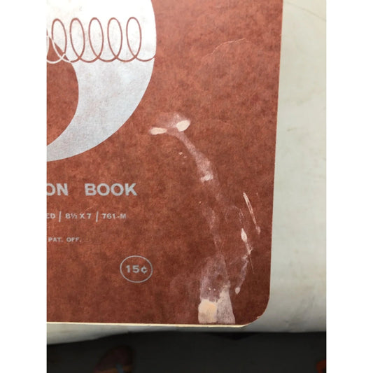 Vintage ''The Spiral Composition Book'' - A+ Stuff - books - A+ Stuff