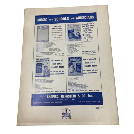 Vintage Tiny Hill's All - Time Old - Timers Song Folio music book - A+ Stuff - Sheet Music - A+ Stuff