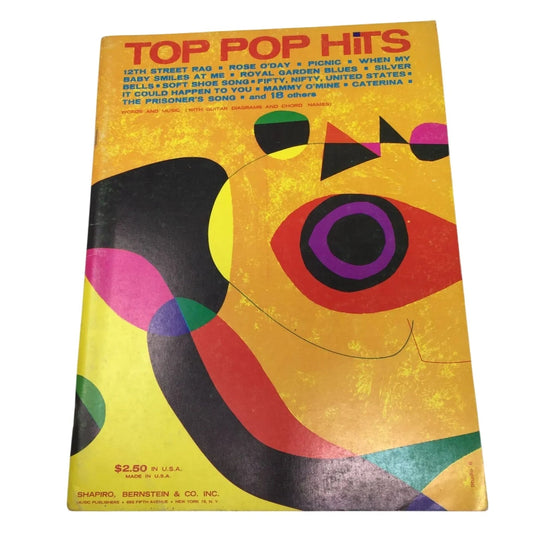 Vintage Top Pop Hits Songbook - A collection of popular standard song hits - A+ Stuff - Sheet Music - A+ Stuff
