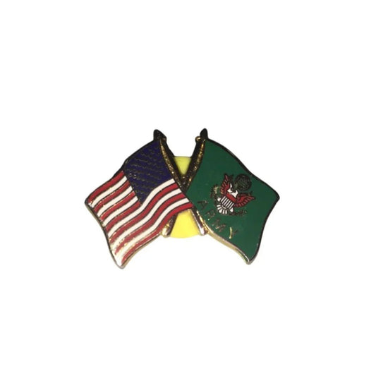 VINTAGE USA/ARMY FLAGS COLLECTIBLE PIN - A+ Stuff - pin - A+ Stuff
