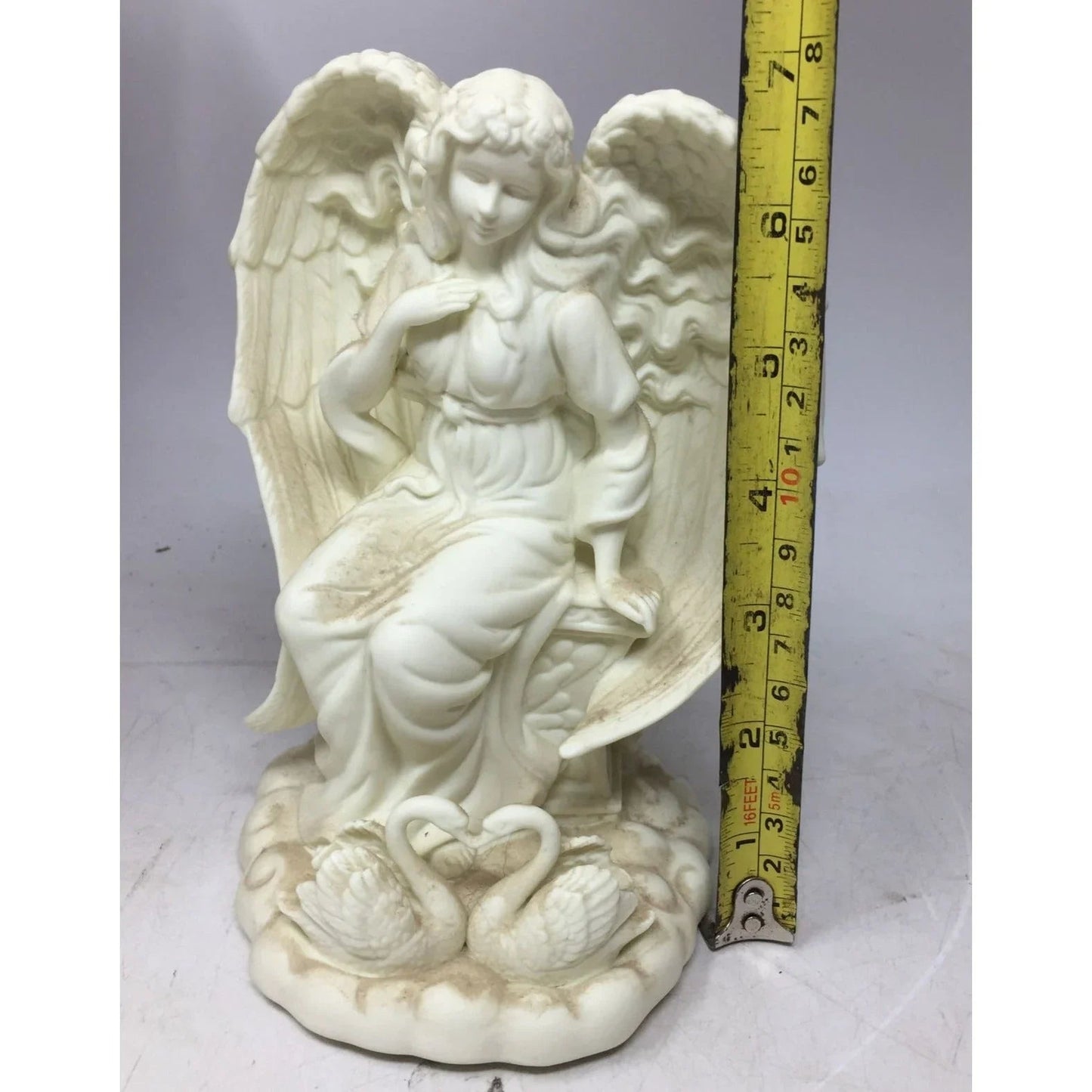 Vintage White ''PartyLite'' Angel Of Love Candle Holder - A+ Stuff - Candle Holders - A+ Stuff