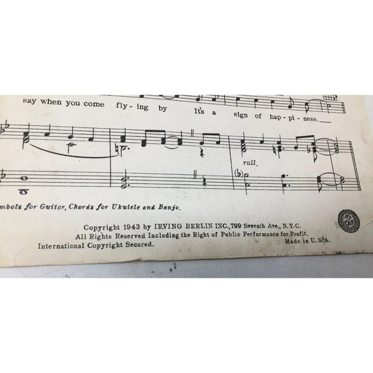 ''What's the Good Word, Mister Blue Bird?'' Vintage Sheet Music - A+ Stuff - sheet music - A+ Stuff