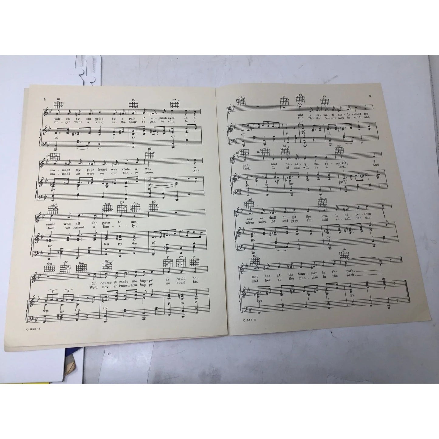 While Strolling Thru The Park One Day by Ed Haley Vintage sheet music - A+ Stuff - sheet music - A+ Stuff