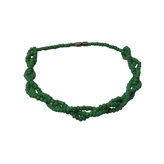 Women's Green Twisted Beaded Bracelet - A+ Stuff - Bracelet - A+ Stuff