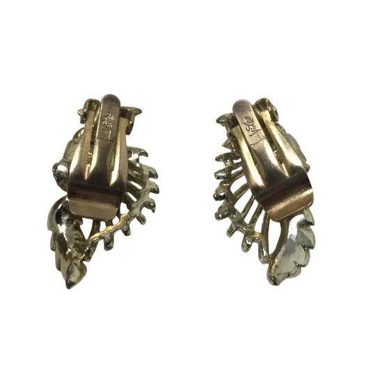 Women's Judy Lee Gold Tone Clip On Earrings - judy lee - Earrings - A+ Stuff
