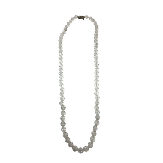 Women's Necklace with Clear Beads on it - A+ Stuff - Necklace - A+ Stuff