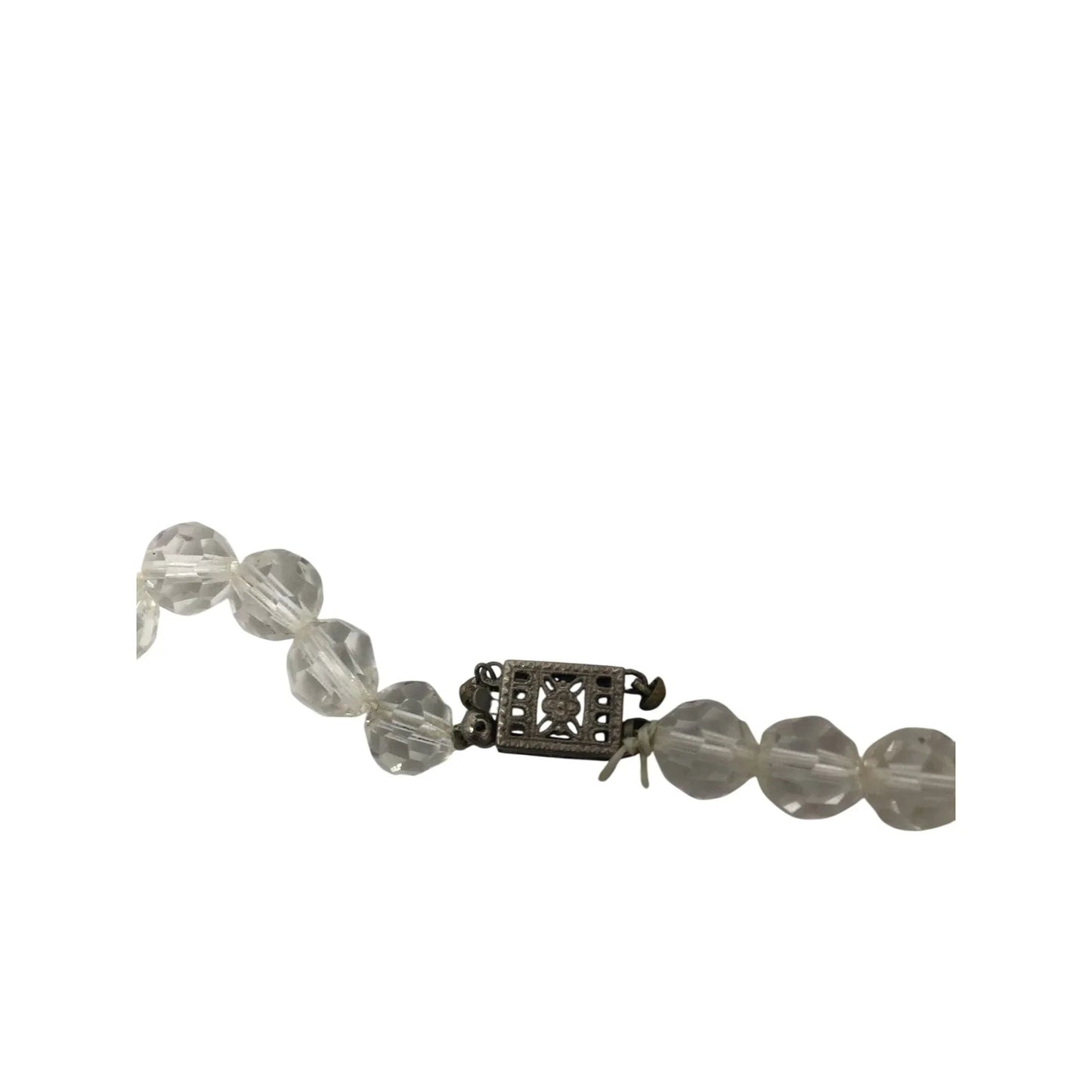 Women's Necklace with Clear Beads on it - A+ Stuff - Necklace - A+ Stuff