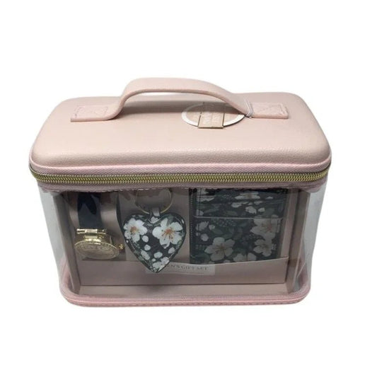 Women's Reusable Vanity Bag Gift Set with Watch, Card Wallet & Keychain - NEW - A+ Stuff - gift set - A+ Stuff