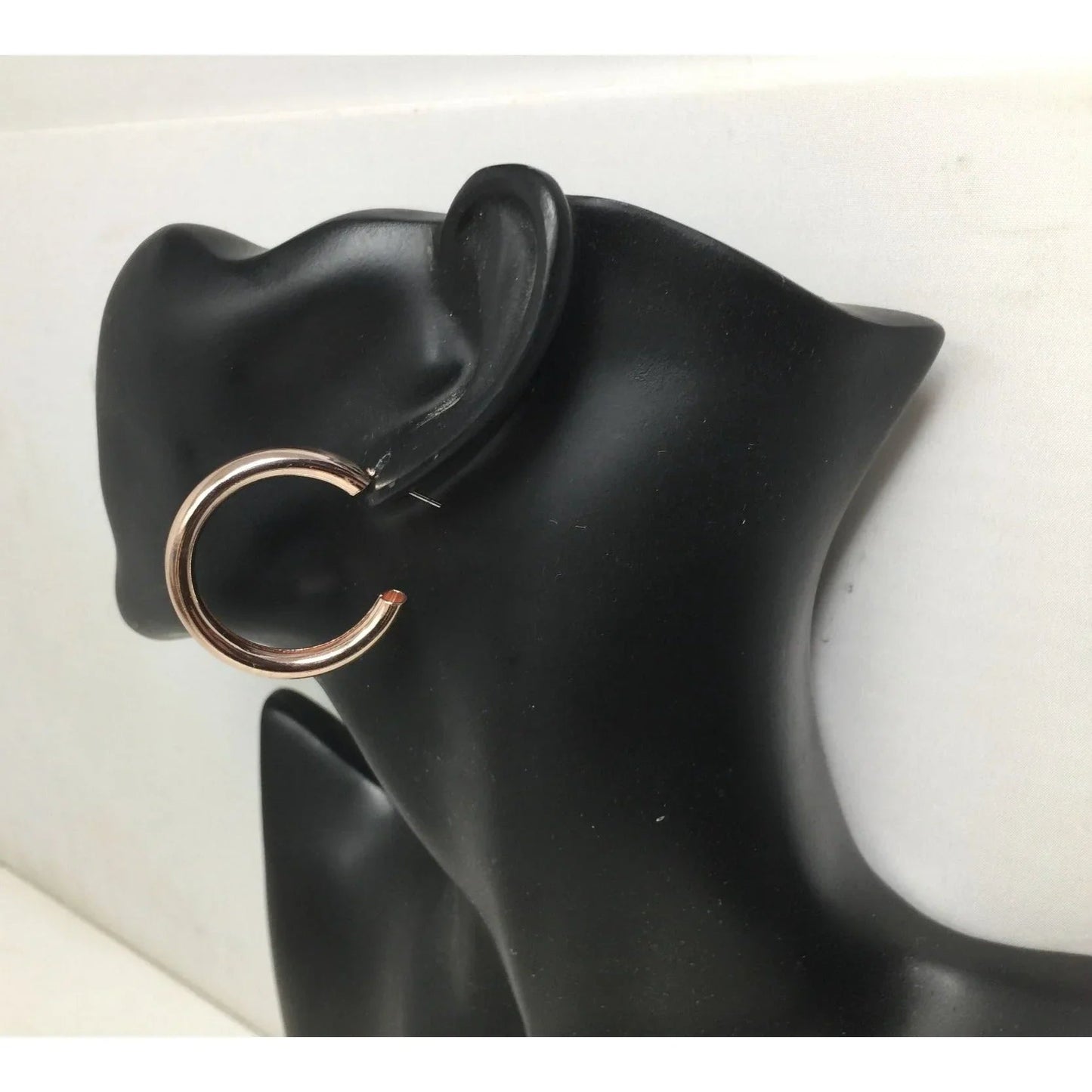 Women's Thick Rose Gold Hoop Earrings - A+ Stuff - Earrings - A+ Stuff
