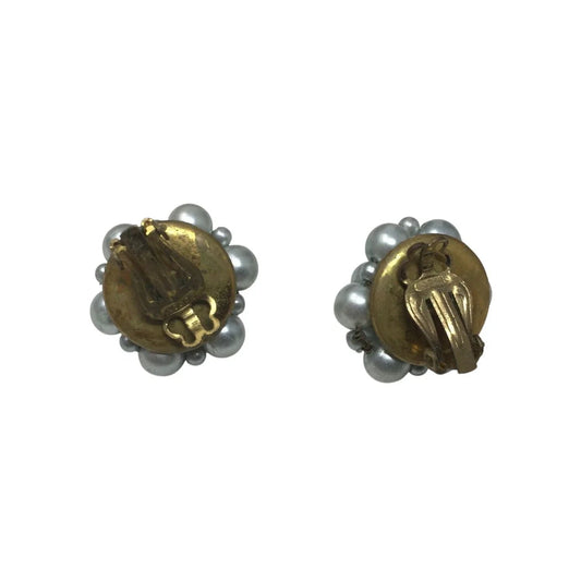 Women's Vintage Clip On Cluster Earrings - A+ Stuff - Earrings - A+ Stuff